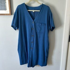 Old Navy Cerulean Blue Romper
